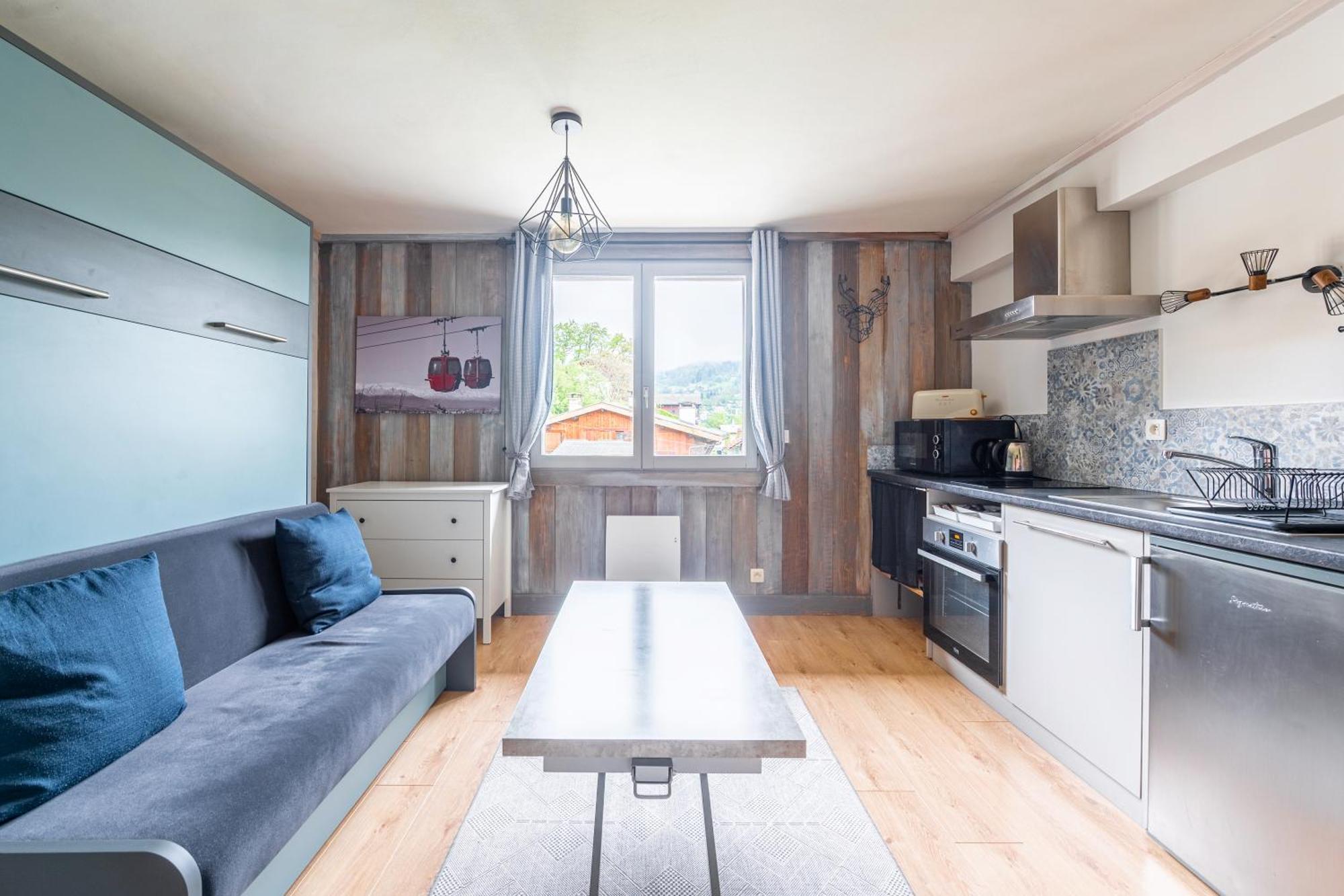 Appartements vue Mont-Joly à 2 pas Tramway Mont-Blanc - 1 et 2 pièces Saint-Gervais-les-Bains Exterior foto